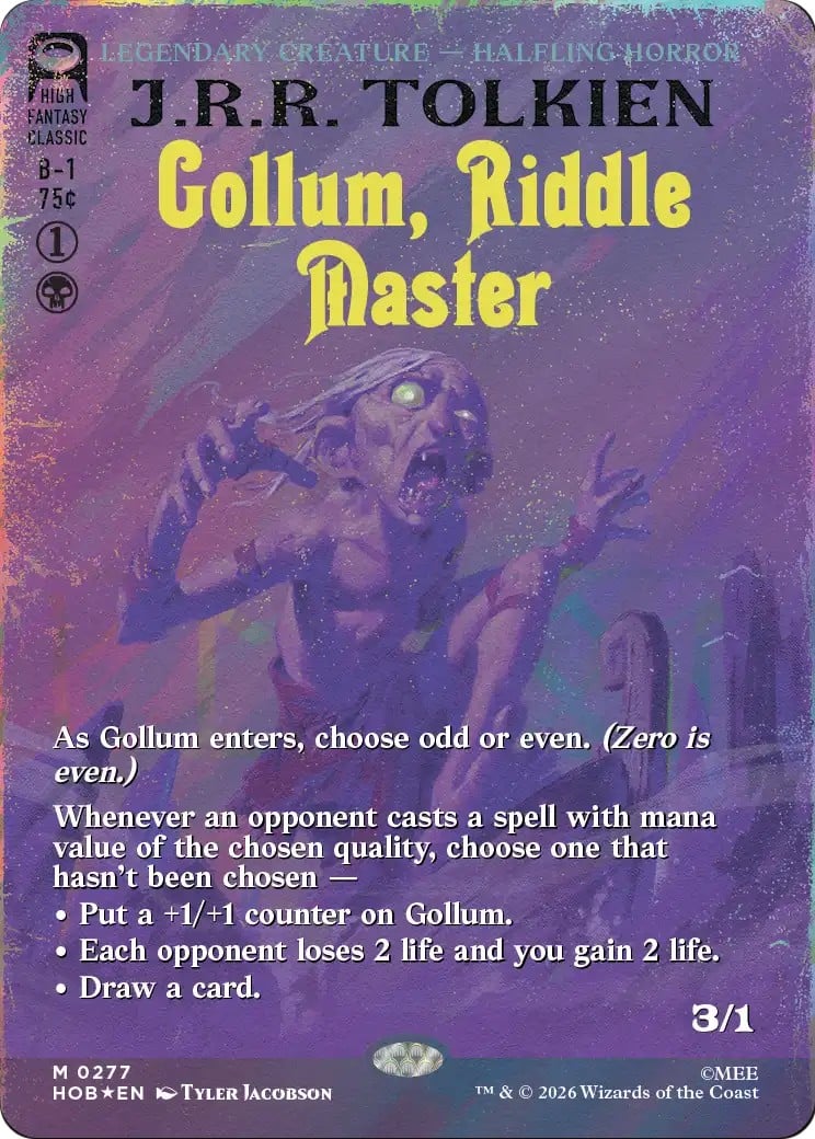 Gollum, Riddle Master - Image 1