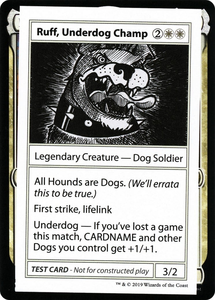 Ruff, Underdog Champ - Image 1