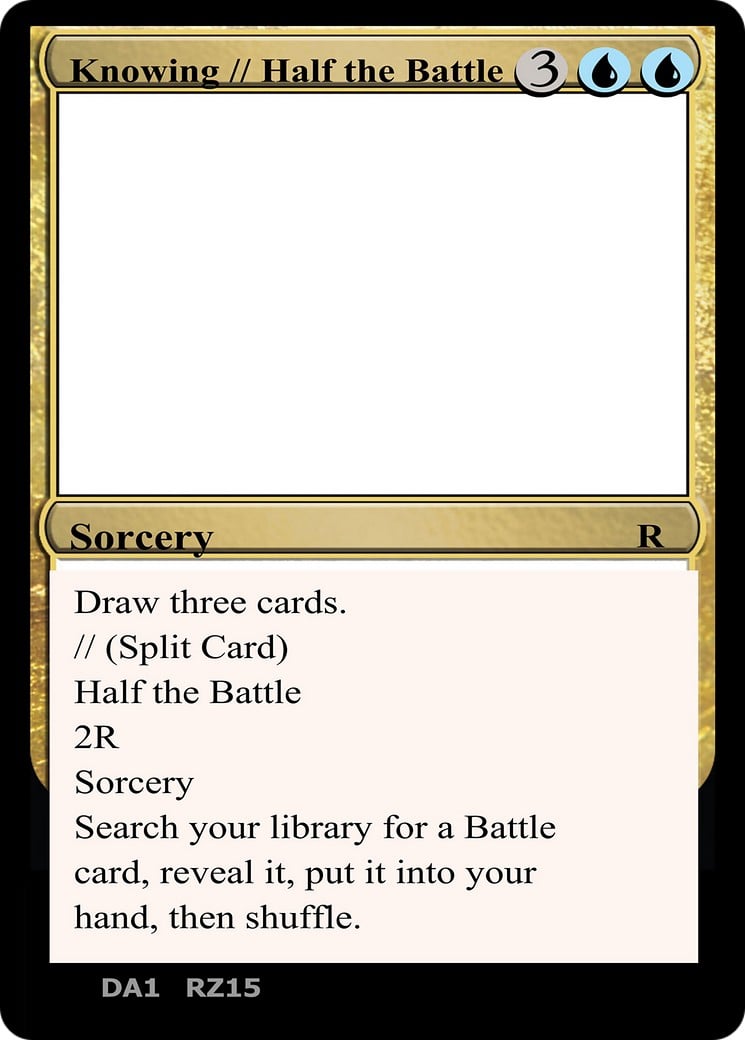 Knowing // Half the Battle - Image 1