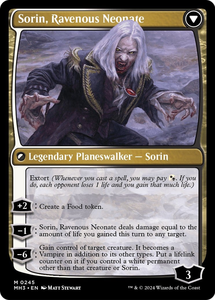 Sorin of House Markov // Sorin, Ravenous Neonate thumbnail 2