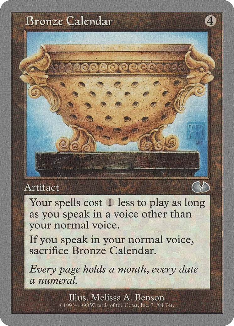 Bronze Calendar - Image 1