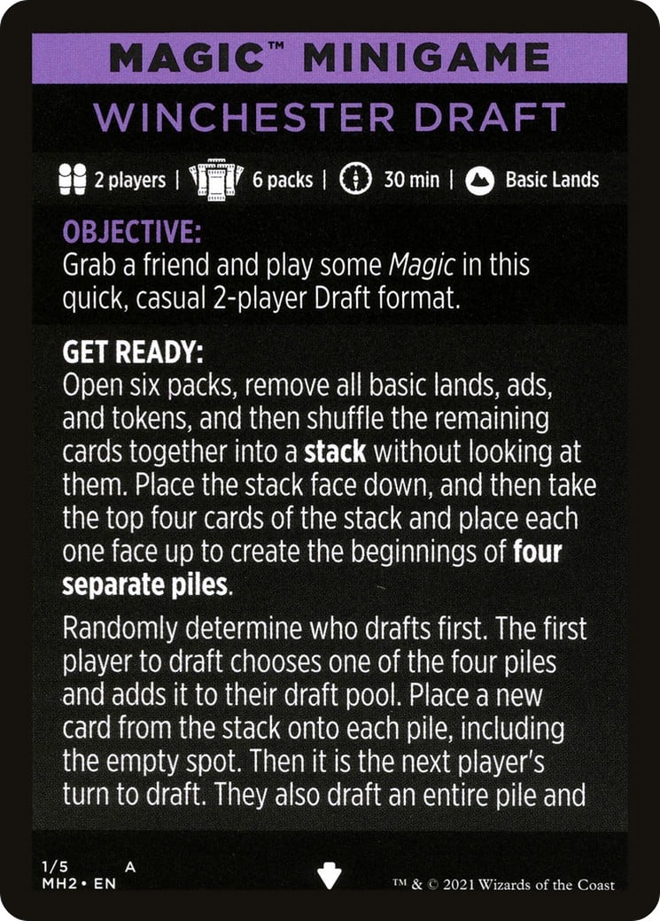 Winchester Draft // Winchester Draft (cont'd) - Image 1