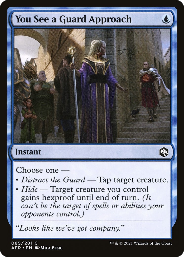 You See a Guard Approach - Image 1