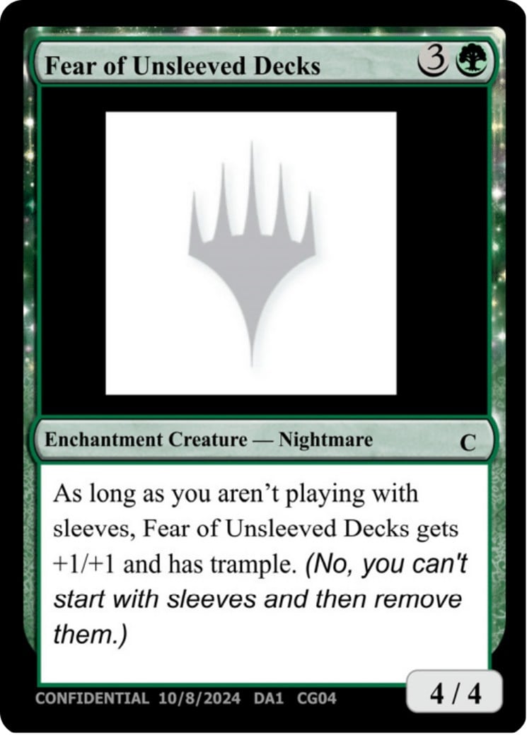 Fear of Unsleeved Decks - Image 1
