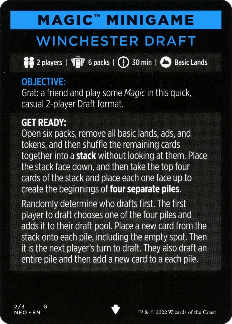 Winchester Draft // Winchester Draft (cont'd) - Image 1