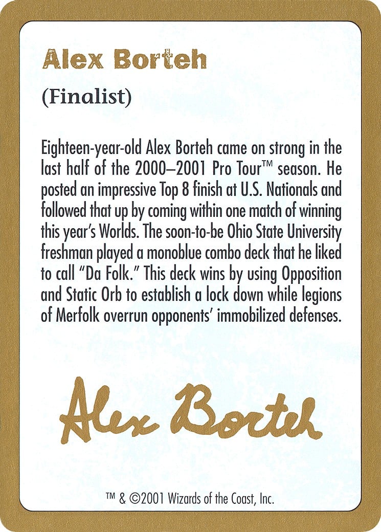 Alex Borteh Bio - Image 1