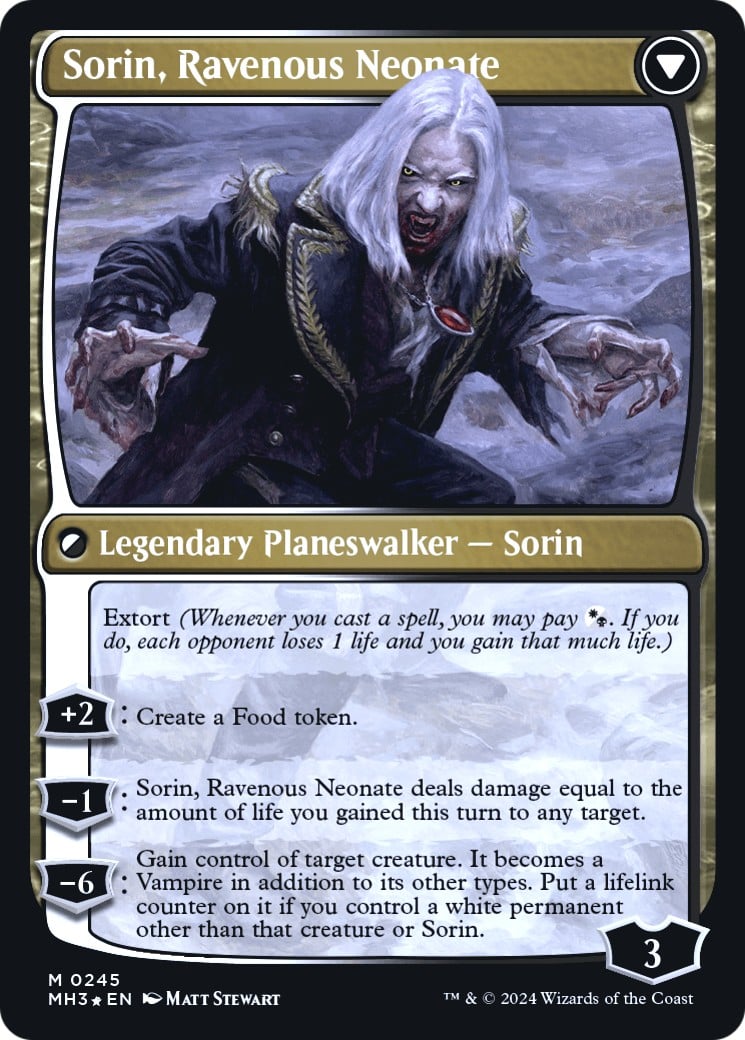 Sorin of House Markov // Sorin, Ravenous Neonate thumbnail 2