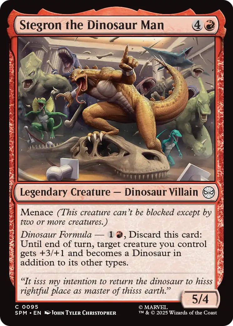 Stegron the Dinosaur Man - Image 1