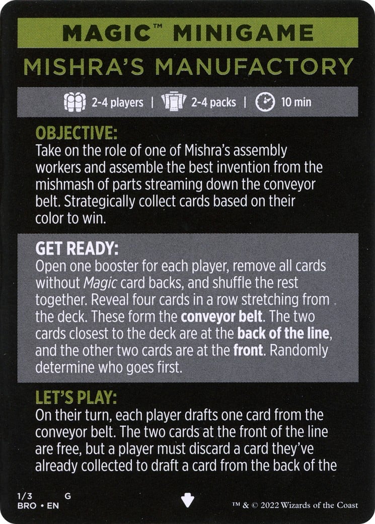 Mishra's Manufactory // Mishra's Manufactory (cont'd) - Image 1