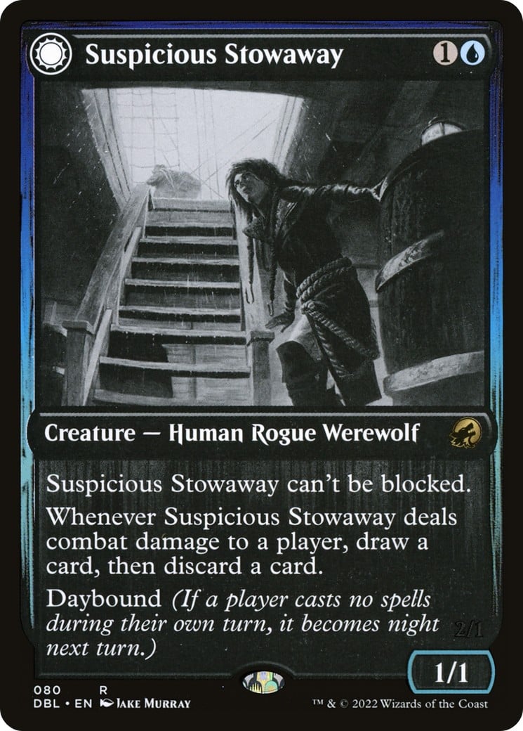 Suspicious Stowaway // Seafaring Werewolf - Image 1
