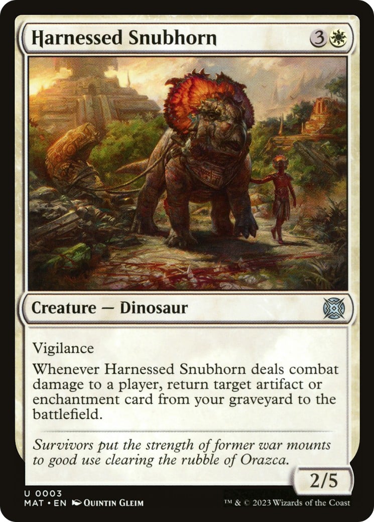 Harnessed Snubhorn - Image 1