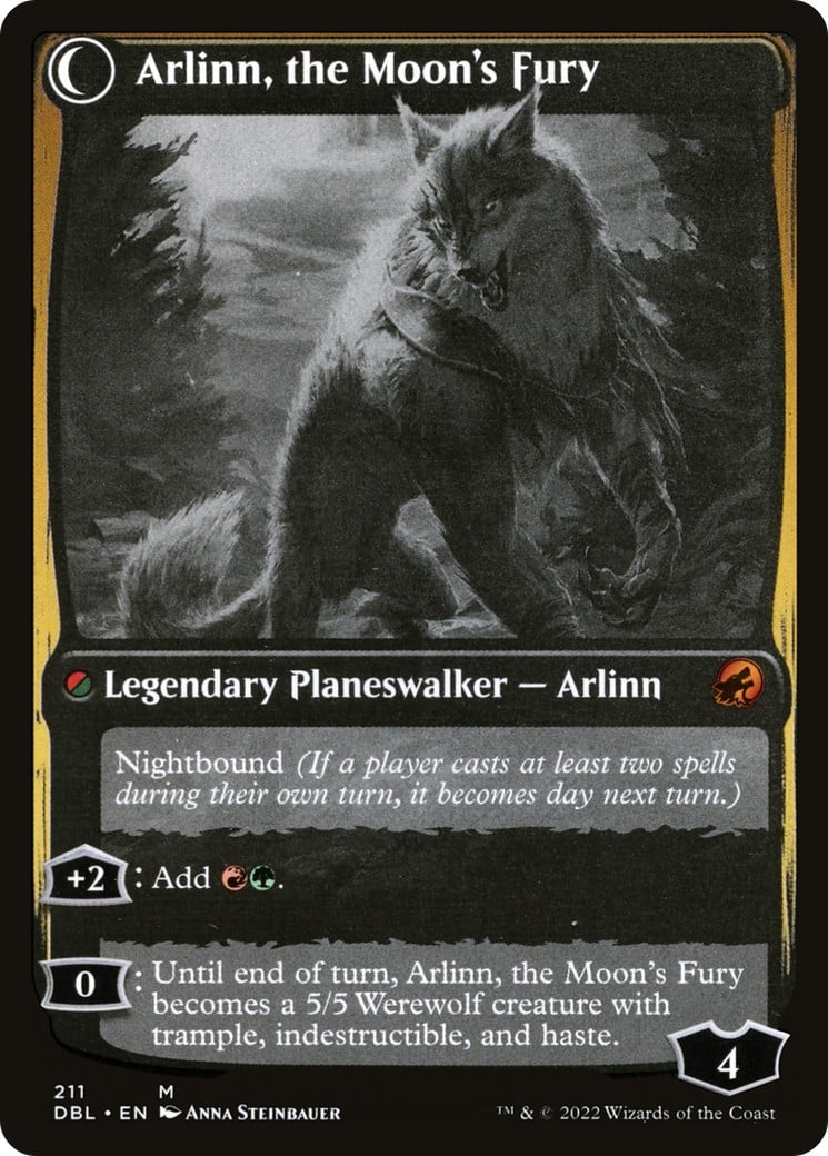 Arlinn, the Pack's Hope // Arlinn, the Moon's Fury thumbnail 2
