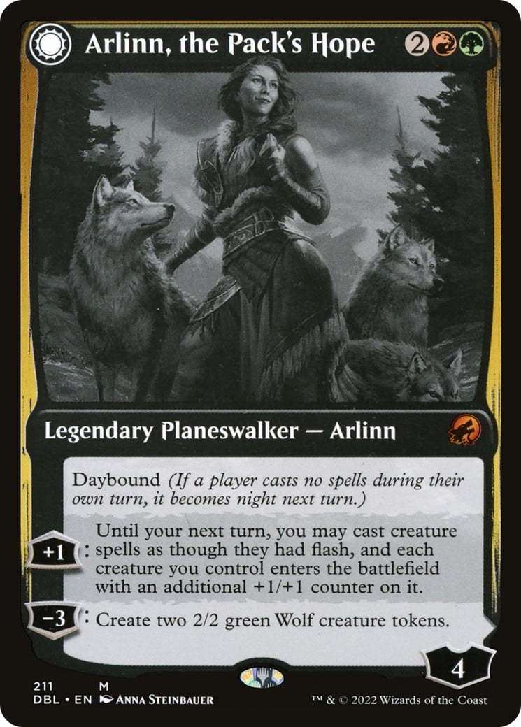 Arlinn, the Pack's Hope // Arlinn, the Moon's Fury - Image 1