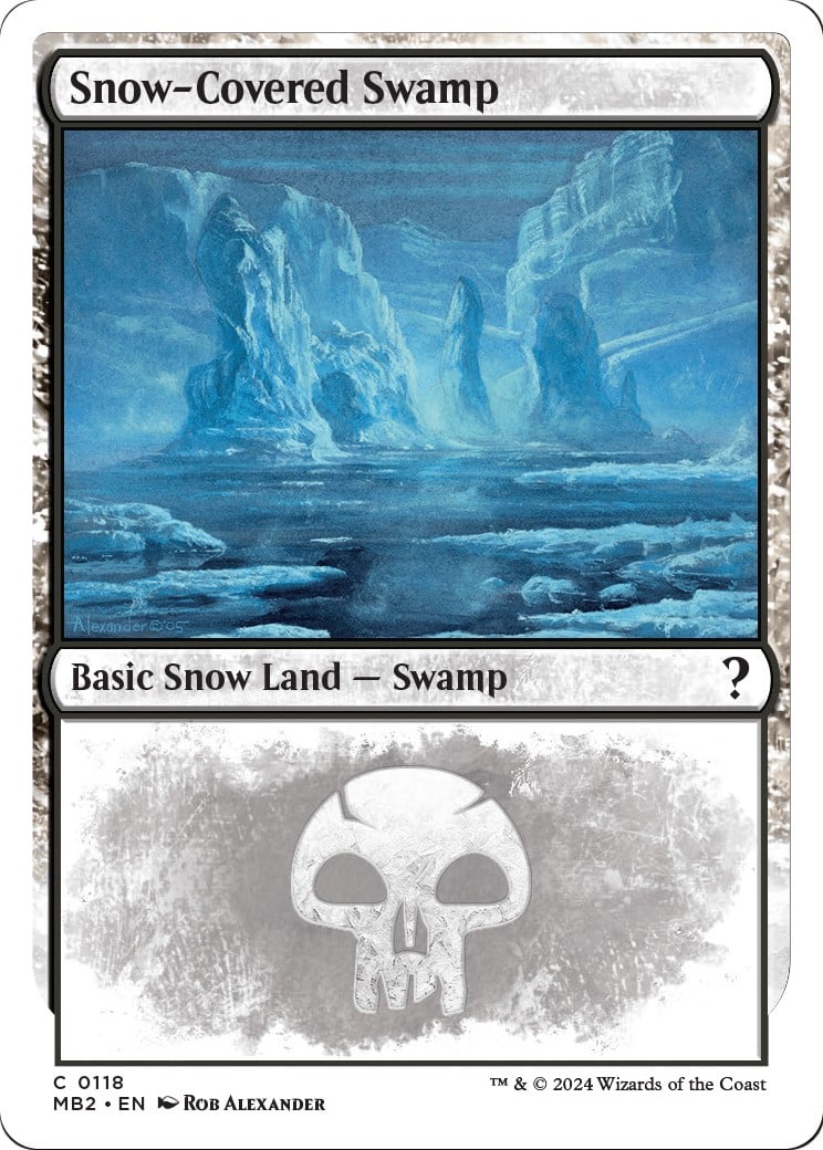 Snow-Covered Swamp - Image 1