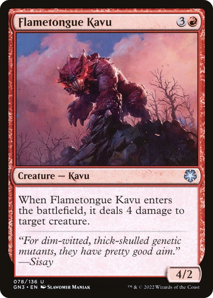 Flametongue Kavu - Image 1