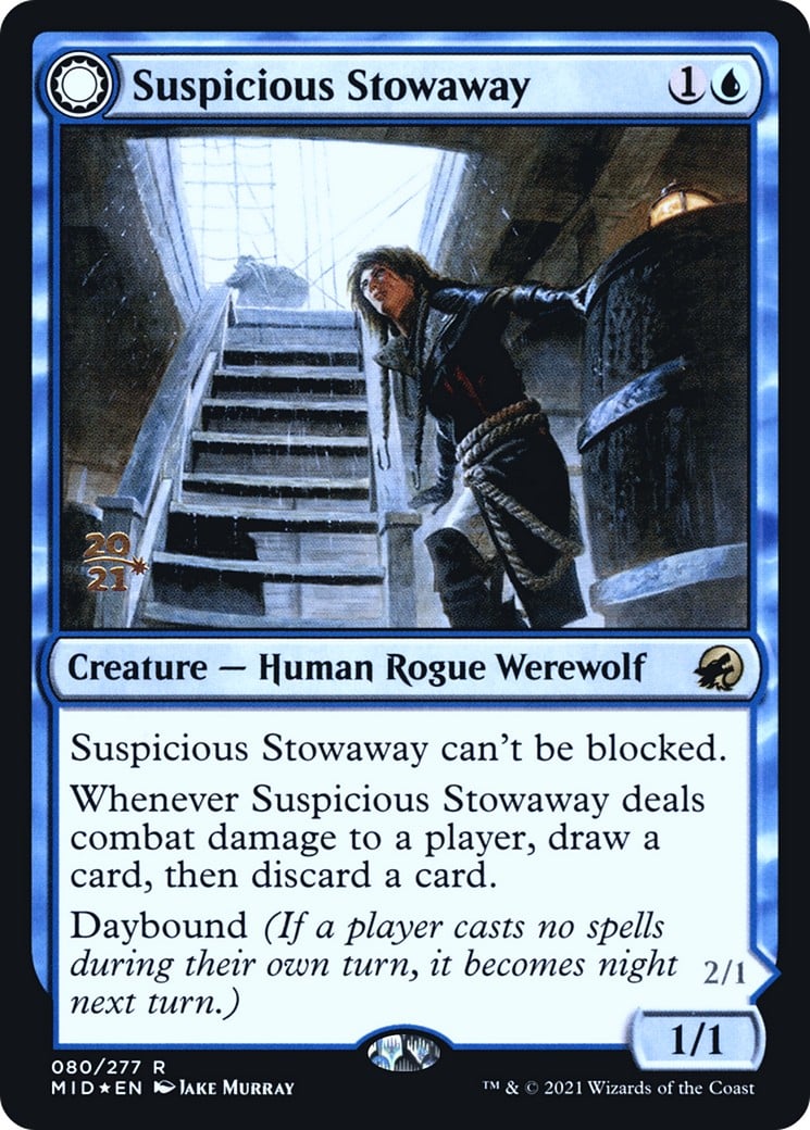 Suspicious Stowaway // Seafaring Werewolf - Image 1