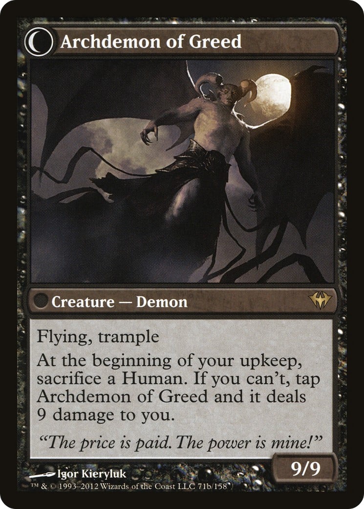 Ravenous Demon // Archdemon of Greed thumbnail 2