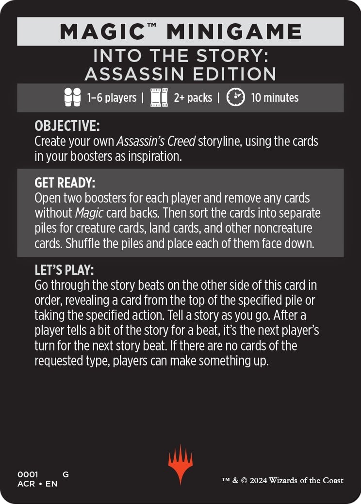 Into the Story: Assassin Edition // Story Beats - Image 1
