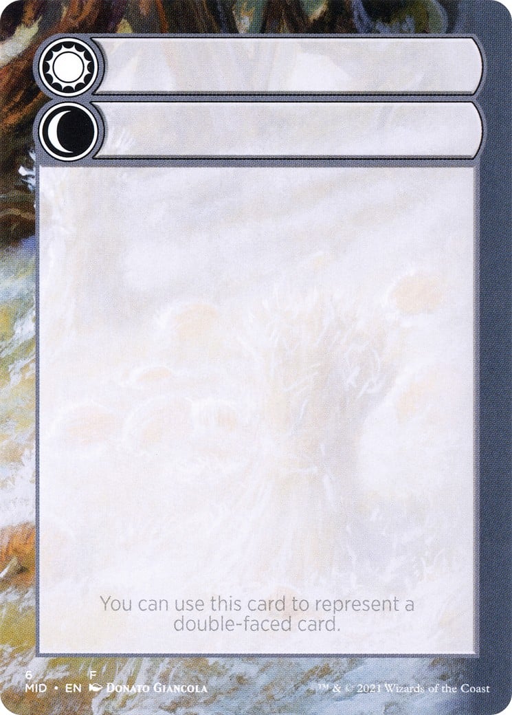 Double-Faced Substitute Card - Image 1