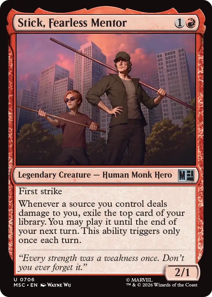 Stick, Fearless Mentor - Image 1