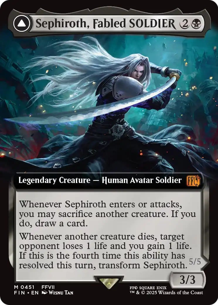 Sephiroth, Fabled SOLDIER // Sephiroth, One-Winged Angel - Image 1