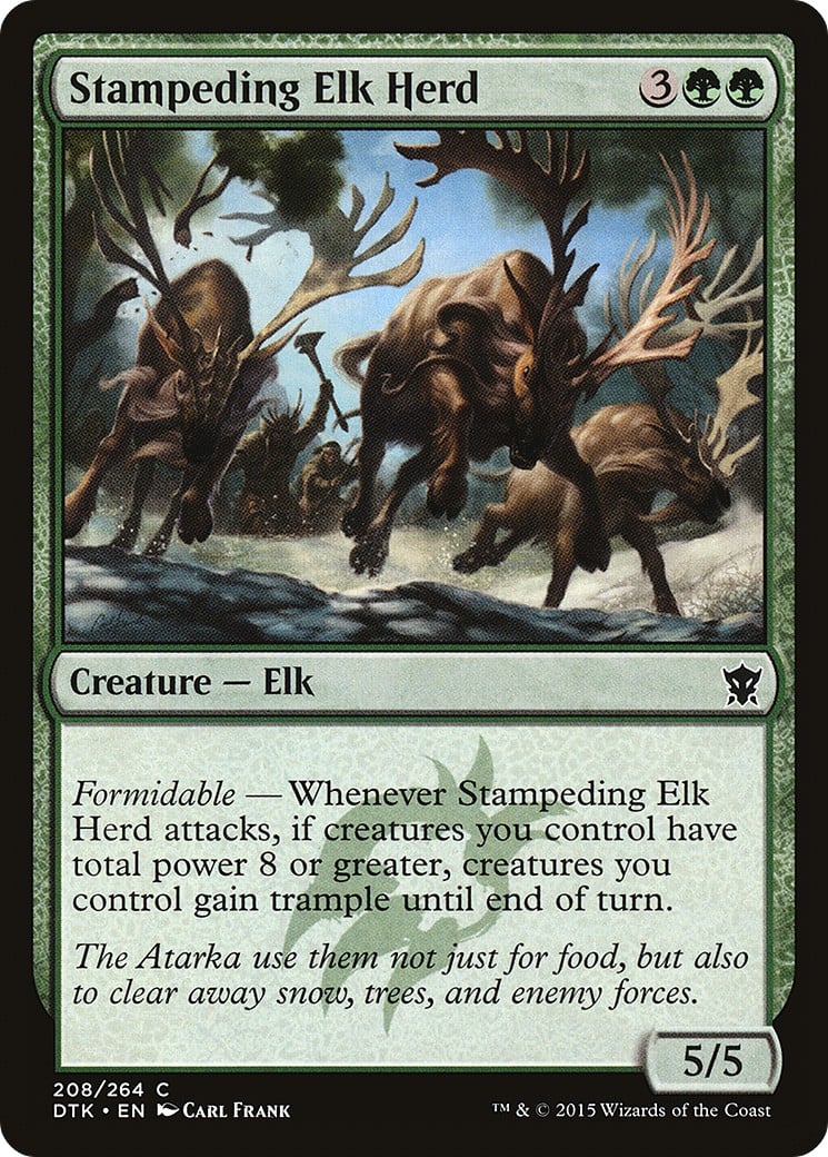 Stampeding Elk Herd - Image 1