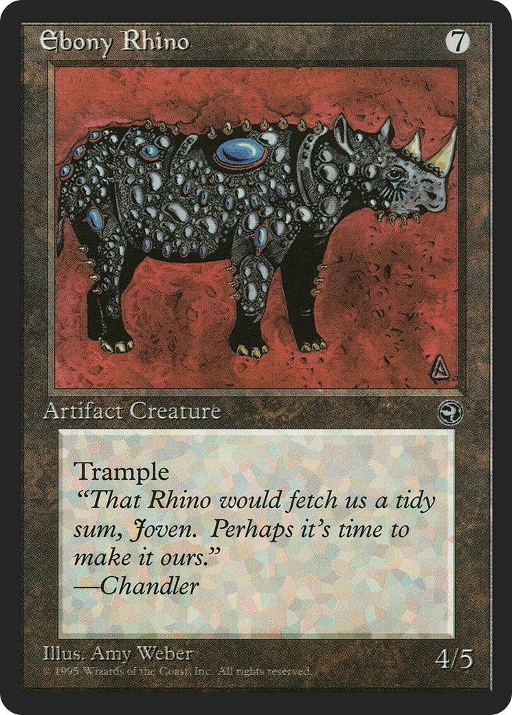 Ebony Rhino - Image 1