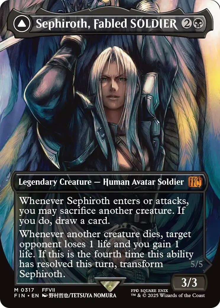 Sephiroth, Fabled SOLDIER // Sephiroth, One-Winged Angel - Image 1