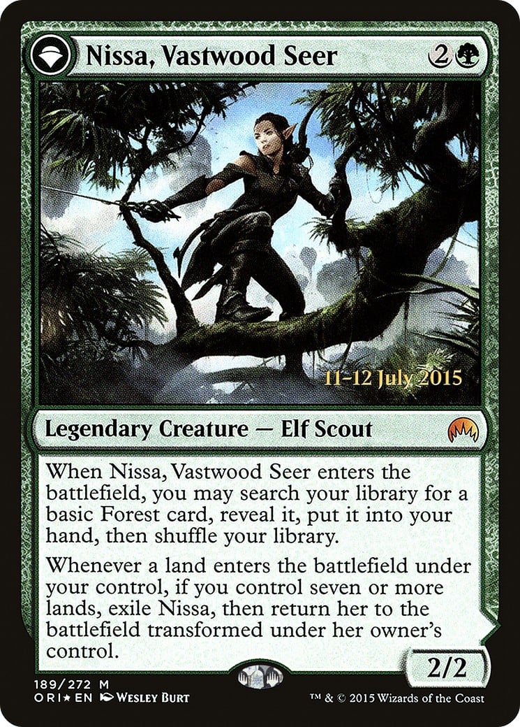Nissa, Vastwood Seer // Nissa, Sage Animist - Image 1