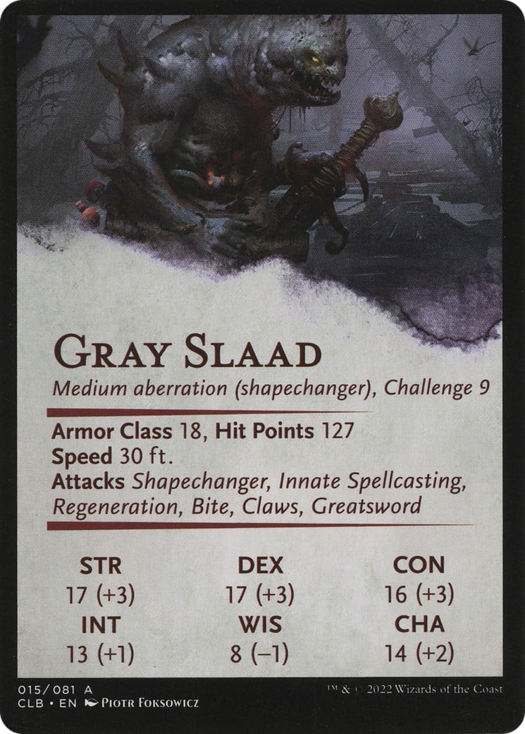 Gray Slaad // Gray Slaad thumbnail 2