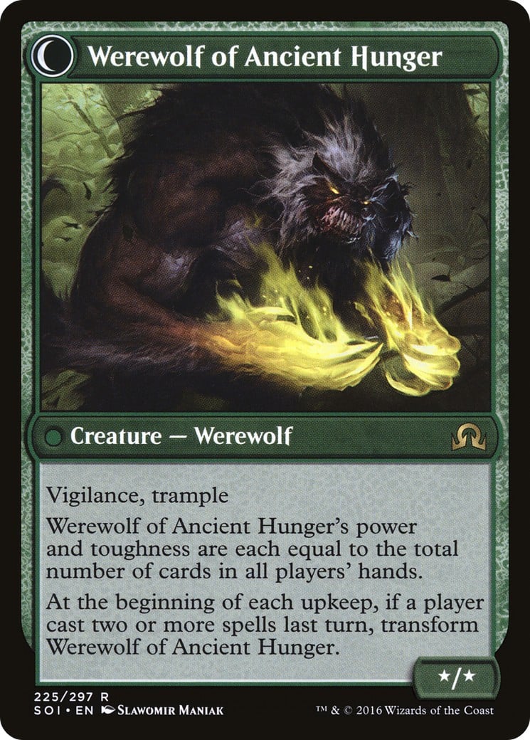Sage of Ancient Lore // Werewolf of Ancient Hunger thumbnail 2