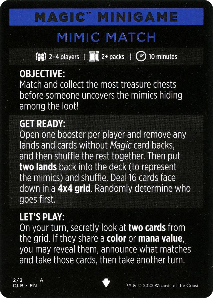 Mimic Match // Mimic Match (cont'd) - Image 1