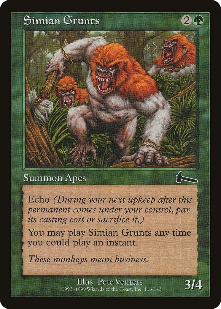 Simian Grunts - Image 1