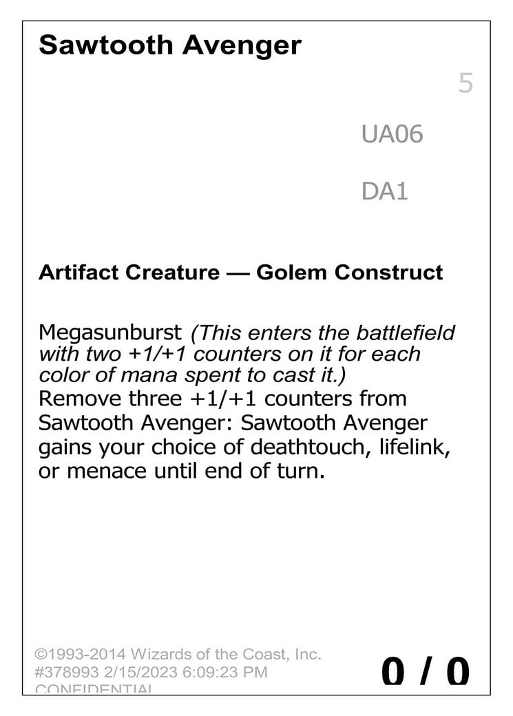 Sawtooth Avenger - Image 1