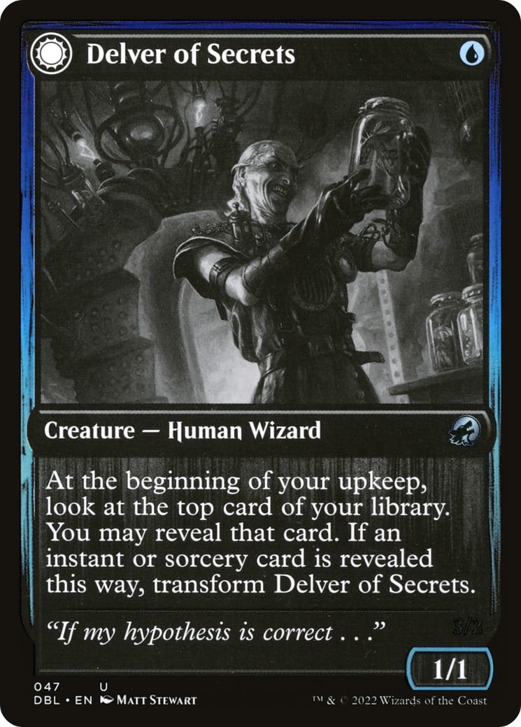 Delver of Secrets // Insectile Aberration - Image 1