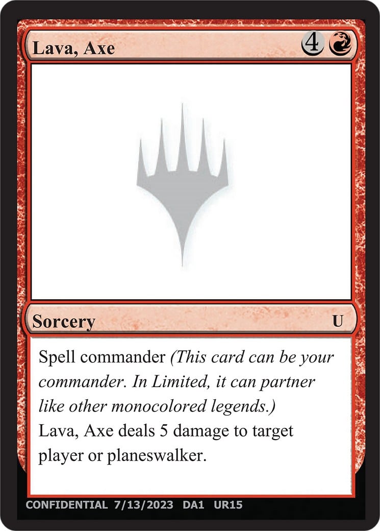 Lava, Axe - Image 1