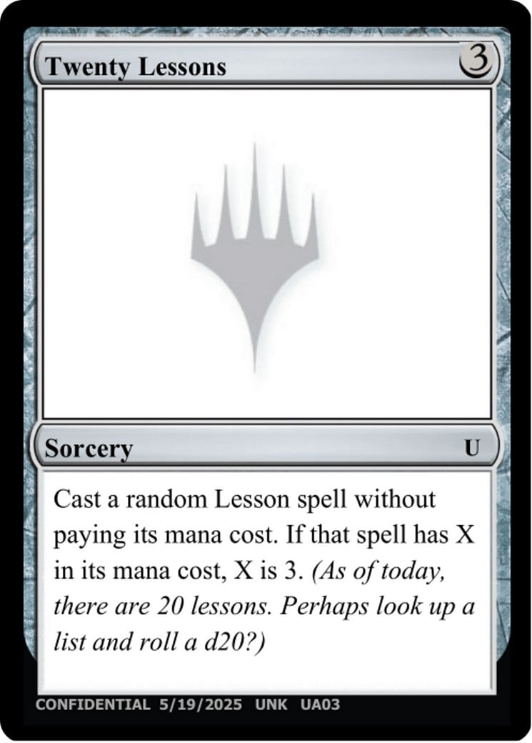 Twenty Lessons - Image 1