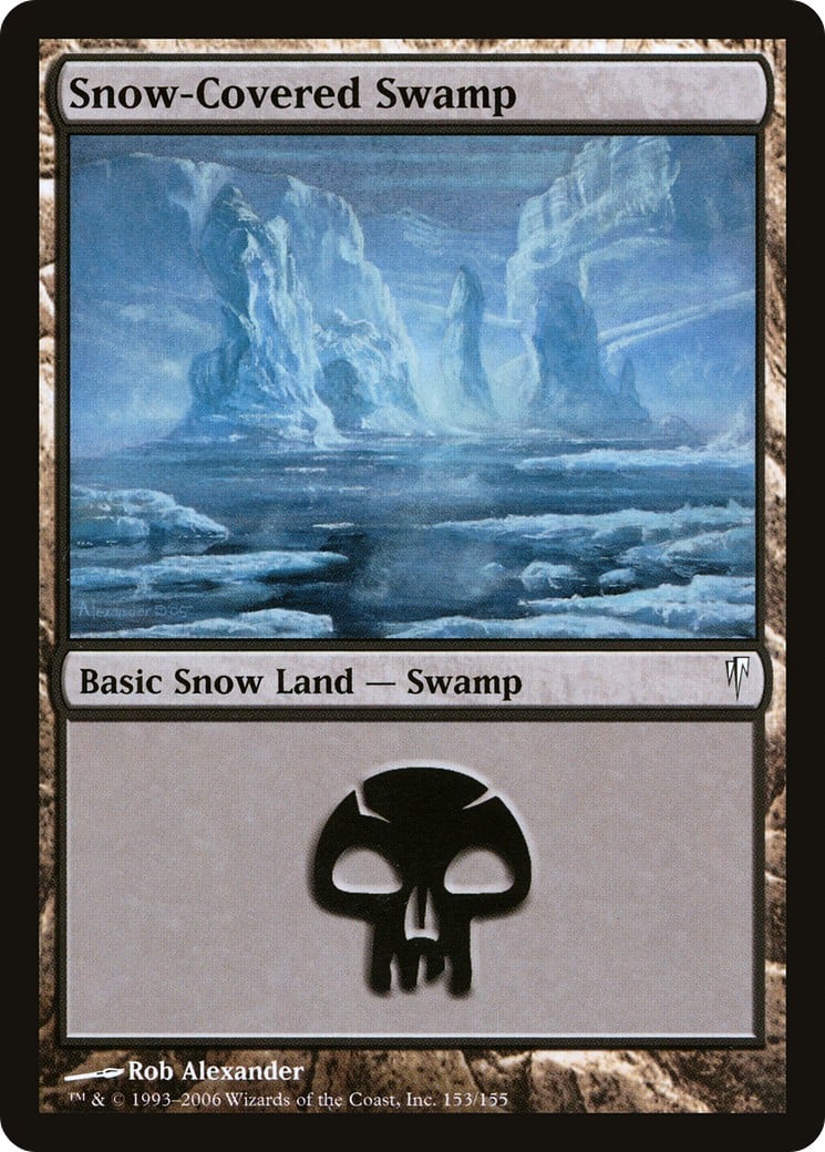 Snow-Covered Swamp - Image 1