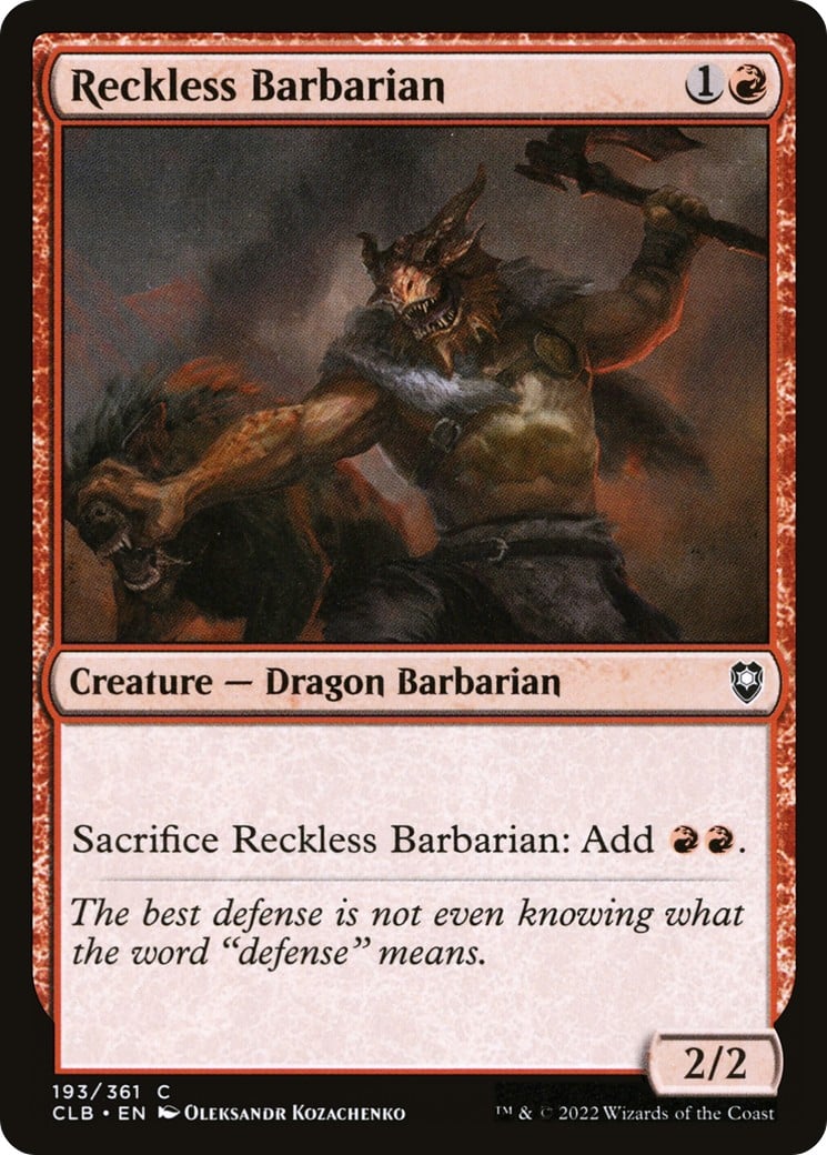 Reckless Barbarian - Image 1