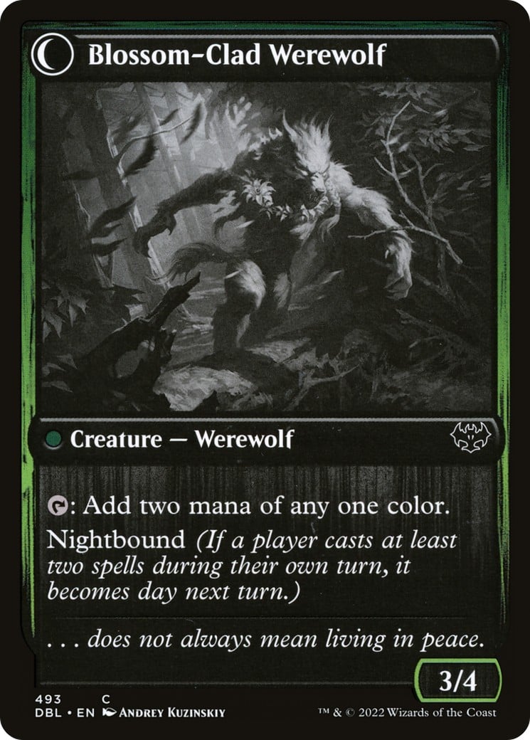 Weaver of Blossoms // Blossom-Clad Werewolf thumbnail 2