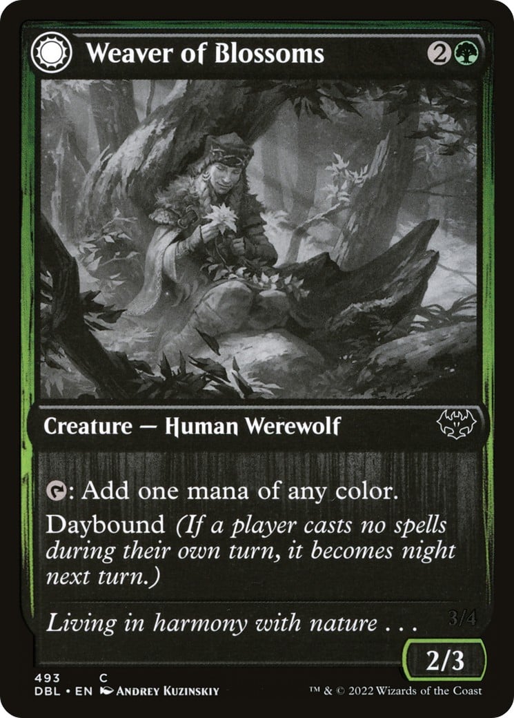 Weaver of Blossoms // Blossom-Clad Werewolf - Image 1