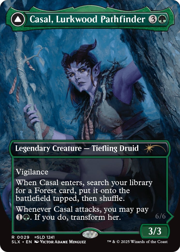 Casal, Lurkwood Pathfinder // Casal, Pathbreaker Owlbear - Image 1