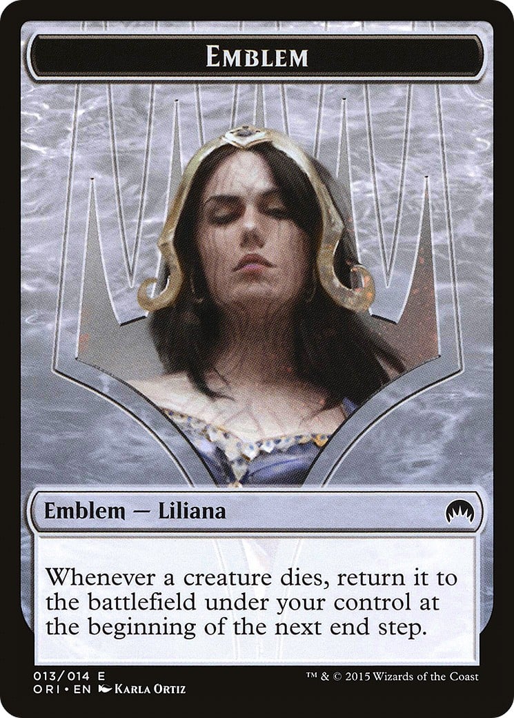 Liliana, Defiant Necromancer Emblem - Image 1