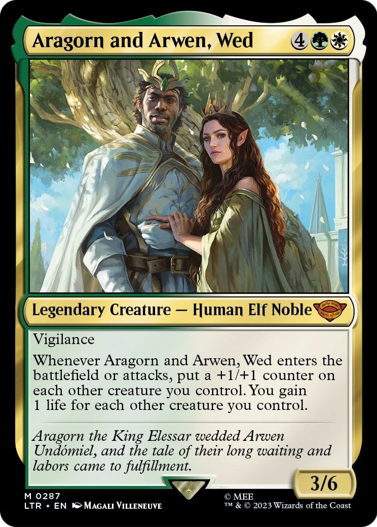 Aragorn and Arwen, Wed - Image 1