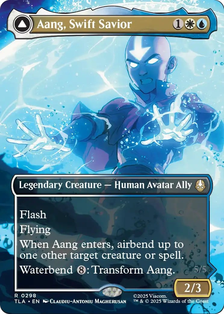 Aang, Swift Savior // Aang and La, Ocean's Fury - Image 1