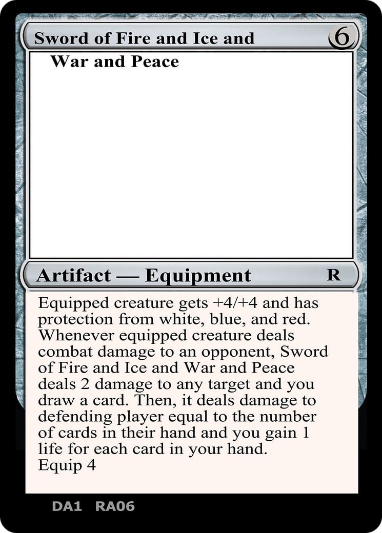 Sword of Fire and Ice and War and Peace - Image 1