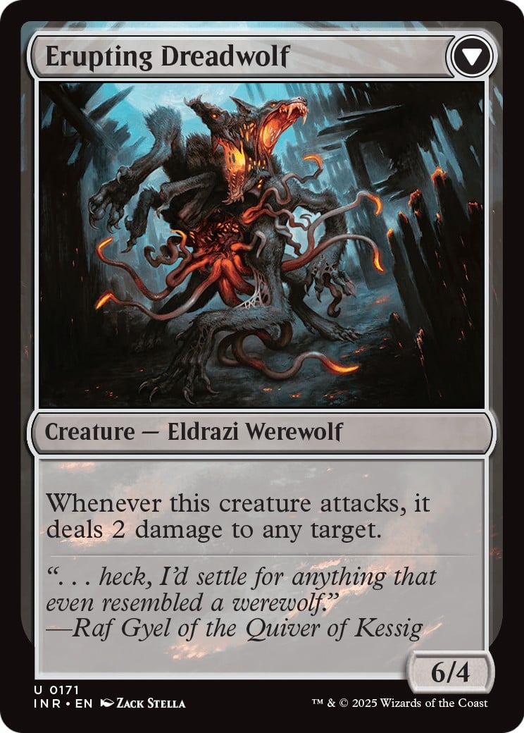 Smoldering Werewolf // Erupting Dreadwolf thumbnail 2
