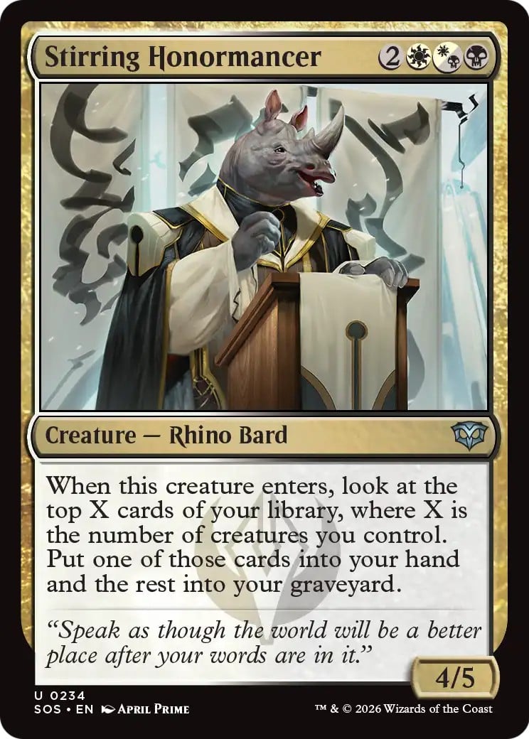 Stirring Honormancer - Image 1
