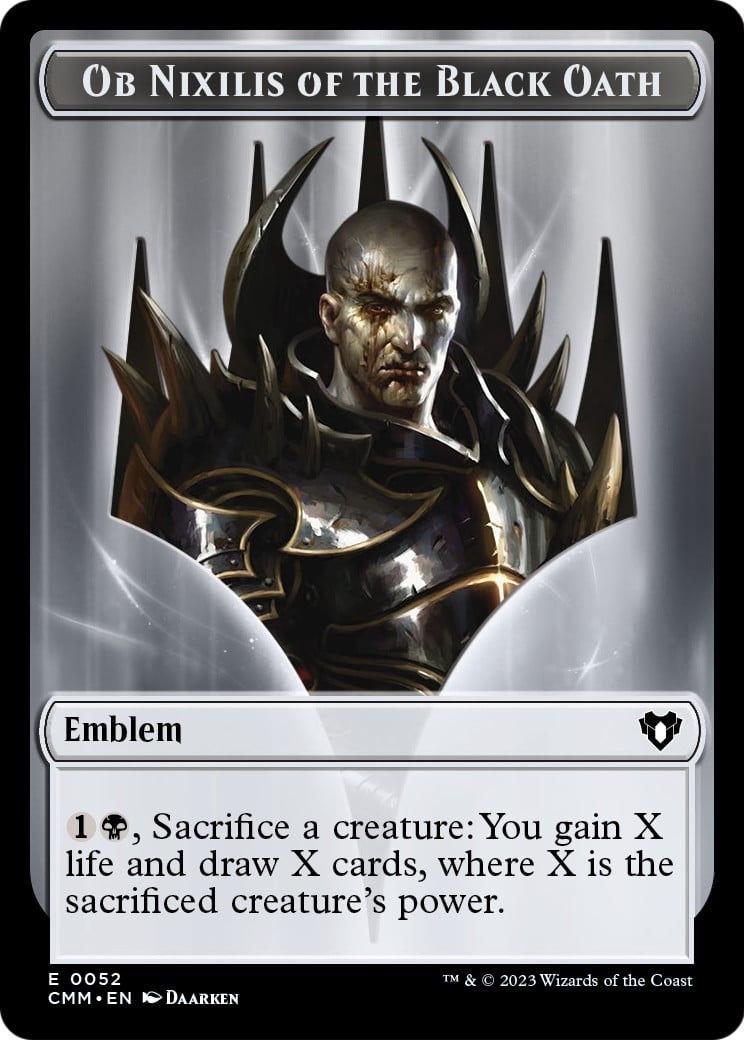 Ob Nixilis of the Black Oath Emblem - Image 1
