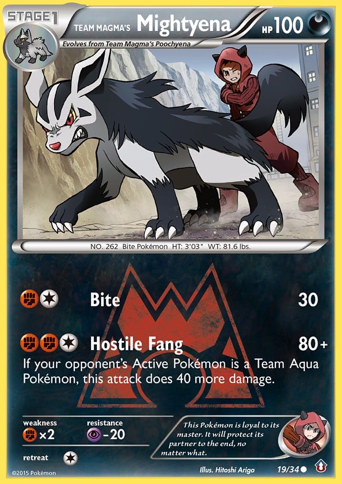 Team Magma's Mightyena - Image 1